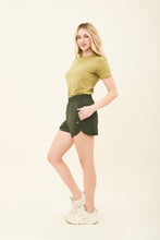 Carica l&#39;immagine nel visualizzatore di Gallery, Image 03: Uv Line Pantaloncino Da Da Fitness Short Race Verde Militar Upf50+
