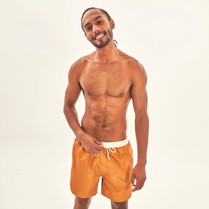 Gallery: Uv Line Bermuda / Uomo Shorts Boxer Ocre Upf50+