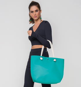 Image 02: Uv Line Borsa Da Spiaggia Silicone Bag Turquesa