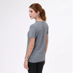 Model Back: Uv Line Top Da Fitness Sport Fit Mescla Fem