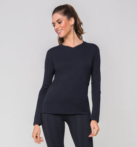 Image 02: Uv Line Top Da Fitness Sport Fit Preto Fem