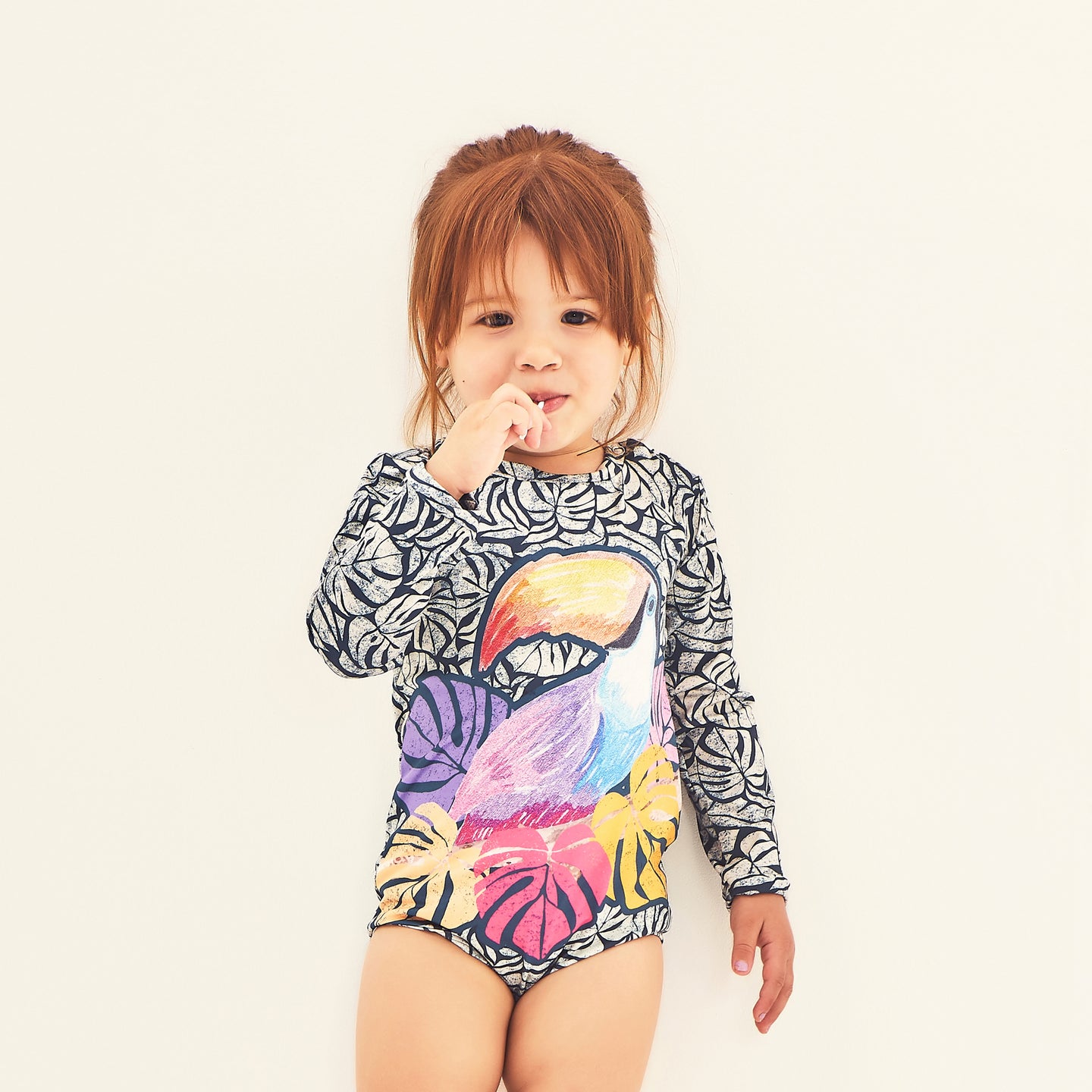 Model Front: Uv Line Costumi Da Bagno Bebè Swimsuit Baby Tucano Upf50+