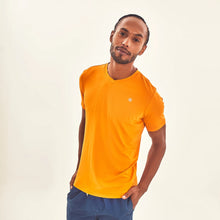 Carica l&#39;immagine nel visualizzatore di Gallery, Image 03: Uv Line Magliette Uomo T-Shirt Sport Fit Orange Upf50+
