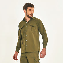 Carica l&#39;immagine nel visualizzatore di Gallery, Image 02: Uv Line Top Da Fitness Tenerife Verde Militar Upf50+
