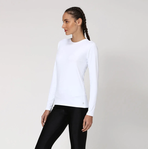 Image 02: Uv Line Protezioni Da Eruzioni Women Fpu50+ Uvpro Long Sleeve T-Shirt White Uv